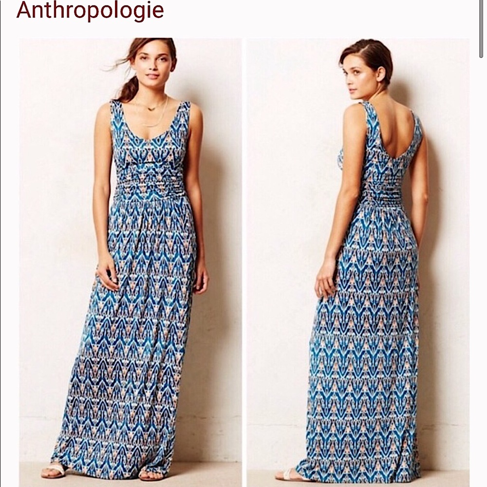 Anthropologie Vanessa Virginia Tidal Maxi Dress